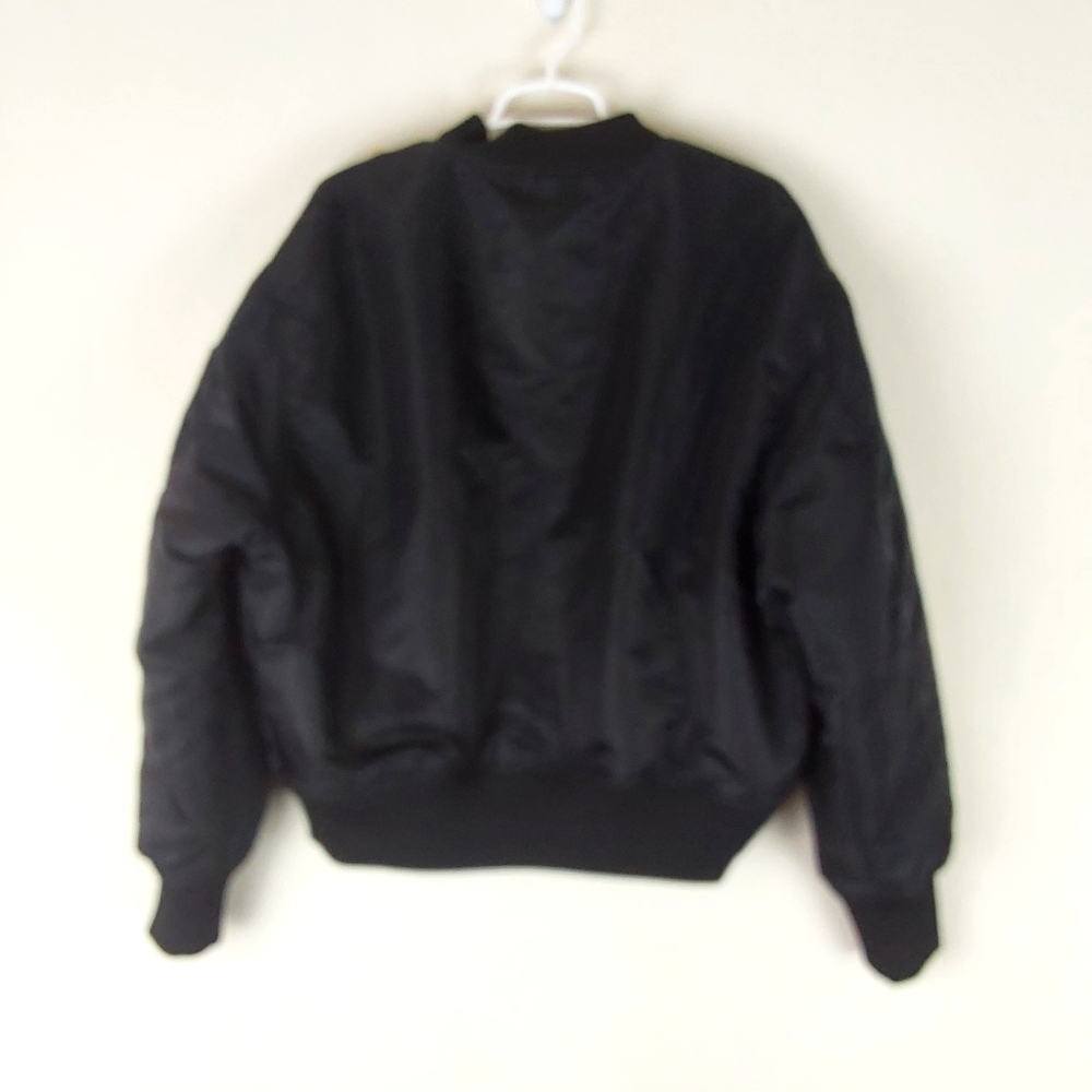 Fabletics Black Iconic Bomber Jacket - image 3